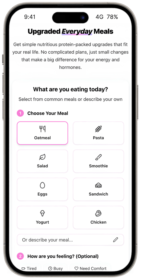 PlateMate app on iPhone